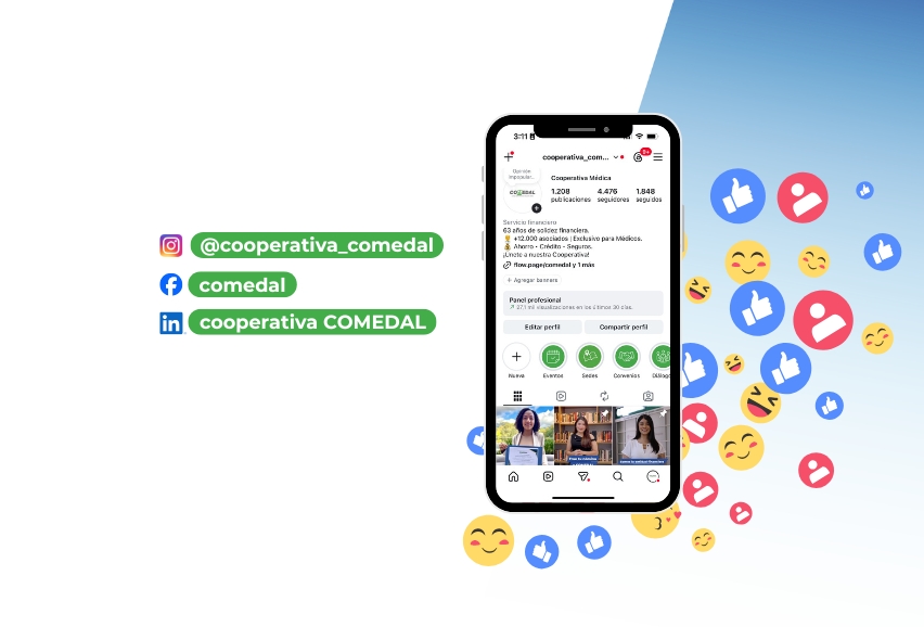 Redes sociales COMEDAL